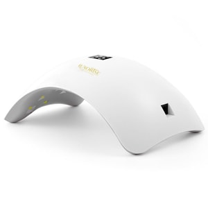 Lampa UV LED Hybrid 48W cu Display Digital Luxorise Germania, Double Light LED, Culoare Alb cu Argintiu