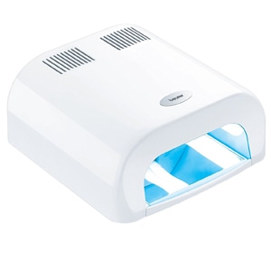 Lampa UV pentru unghii Beurer MP38, 36W, pentru unghii artificiale, 4 tuburi UV, Alb