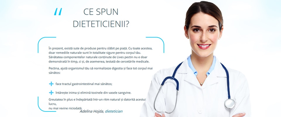 Lives Pectin - ce spun dieteticienii