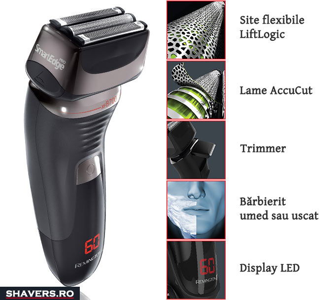tehnologia aparatelor de ras Remington SmartEdge Pro